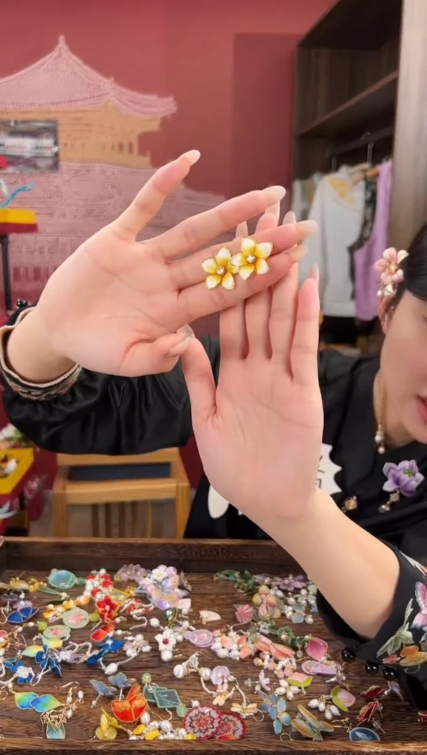 【闪购商品】刺绣苏绣世家非遗手工（耳环）