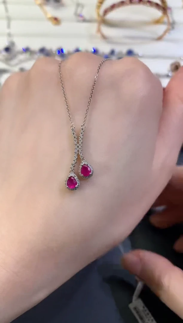 【闪购商品】红宝石套链18K金镶嵌D212|4980