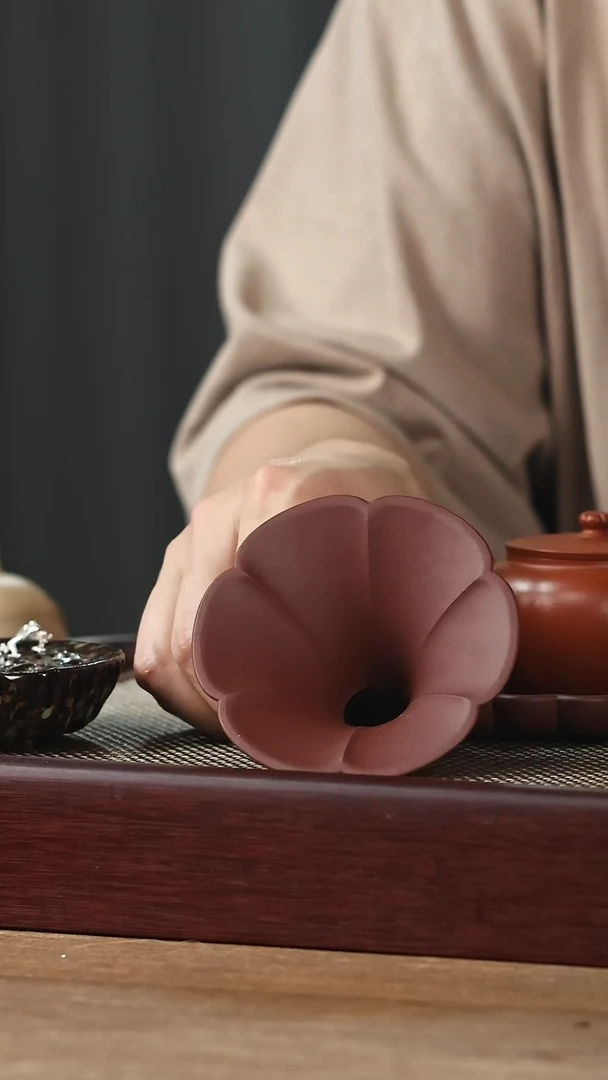 茶壶紫砂YZGT16965葵花投茶器