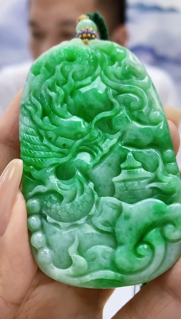定制翡翠未镶嵌5161xx-毛货挂件46