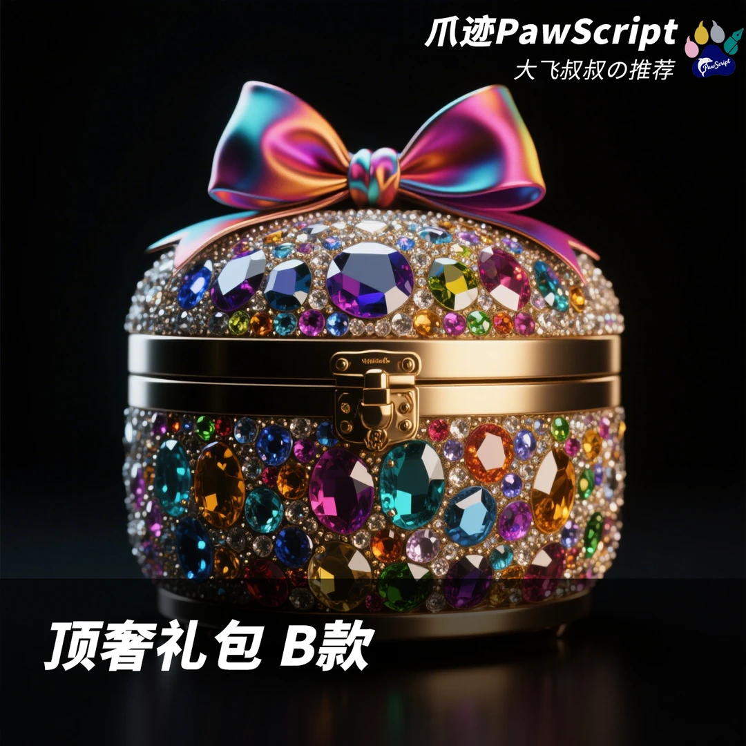 【爪迹PawScript】有福之人-王者（文具礼箱）