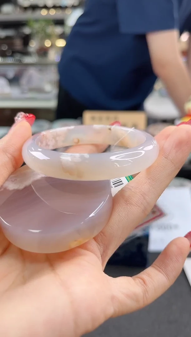 未镶嵌手镯石英质玉55圈口（赠品镯心）1039452