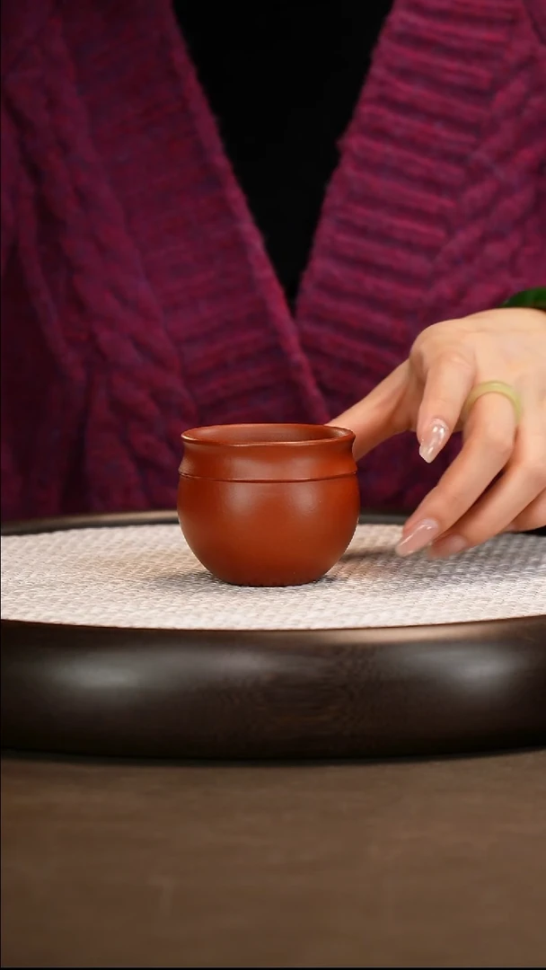 紫砂茶具大红袍水缸杯