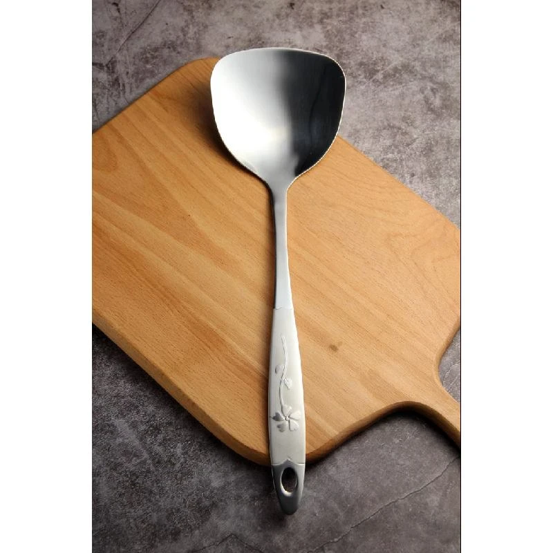 日常家用不锈钢全钢加厚一体33cm锅铲