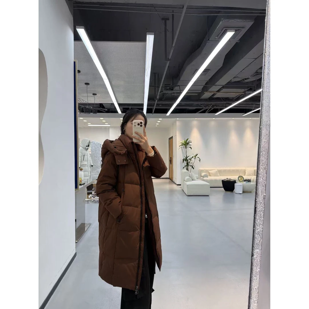 【钱老板专属】今年新品大长款大厚款保暖锁温棉被款鹅绒服DNZY6223