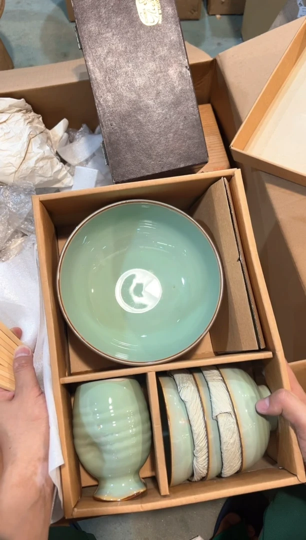 B5605中古瓷器 茶器周边/1盒