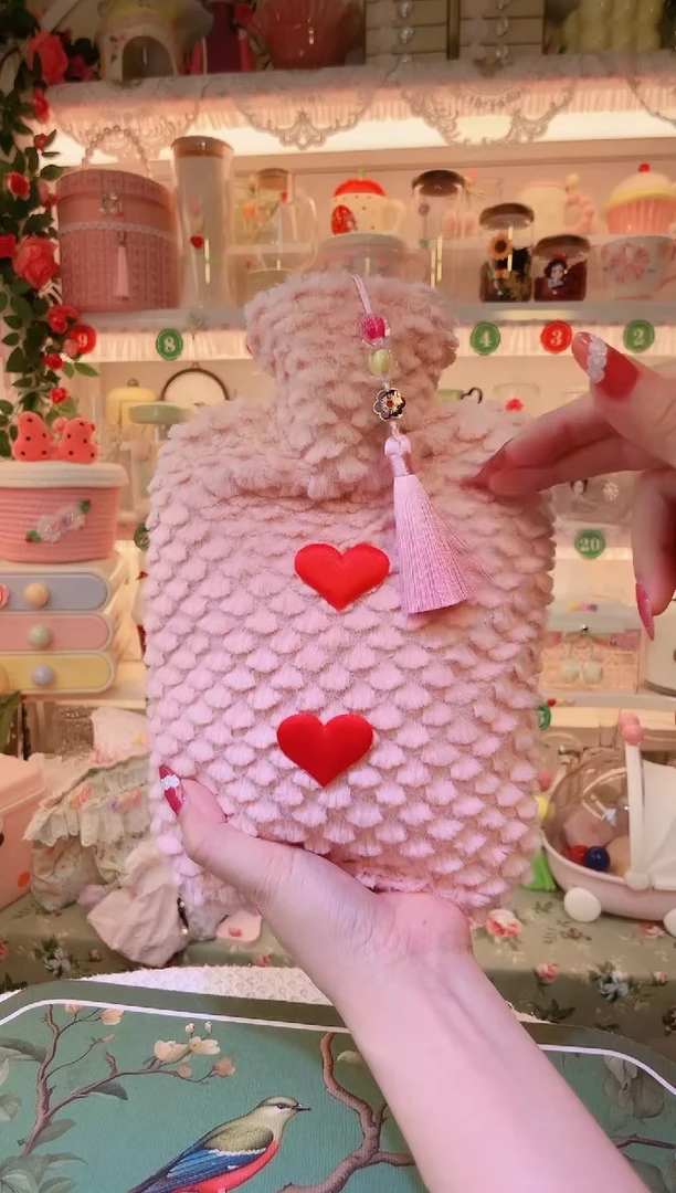 热水袋粉色——手工制作品质好！