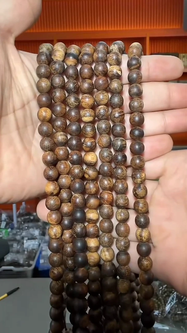 沉香手串206号长串红土多样性发一