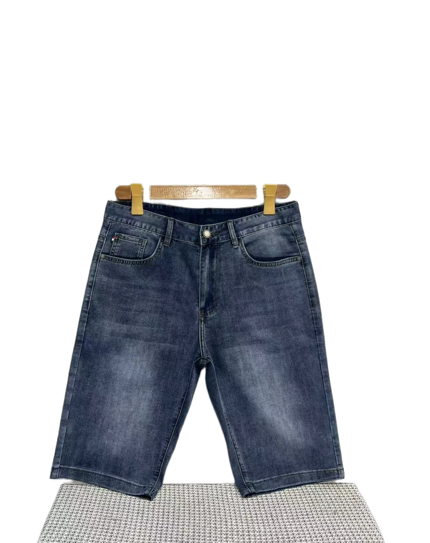 885   男士  口袋  一粒扣   时尚  简约  牛仔  短裤