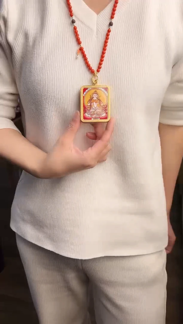 吊坠金刚萨垛唐卡