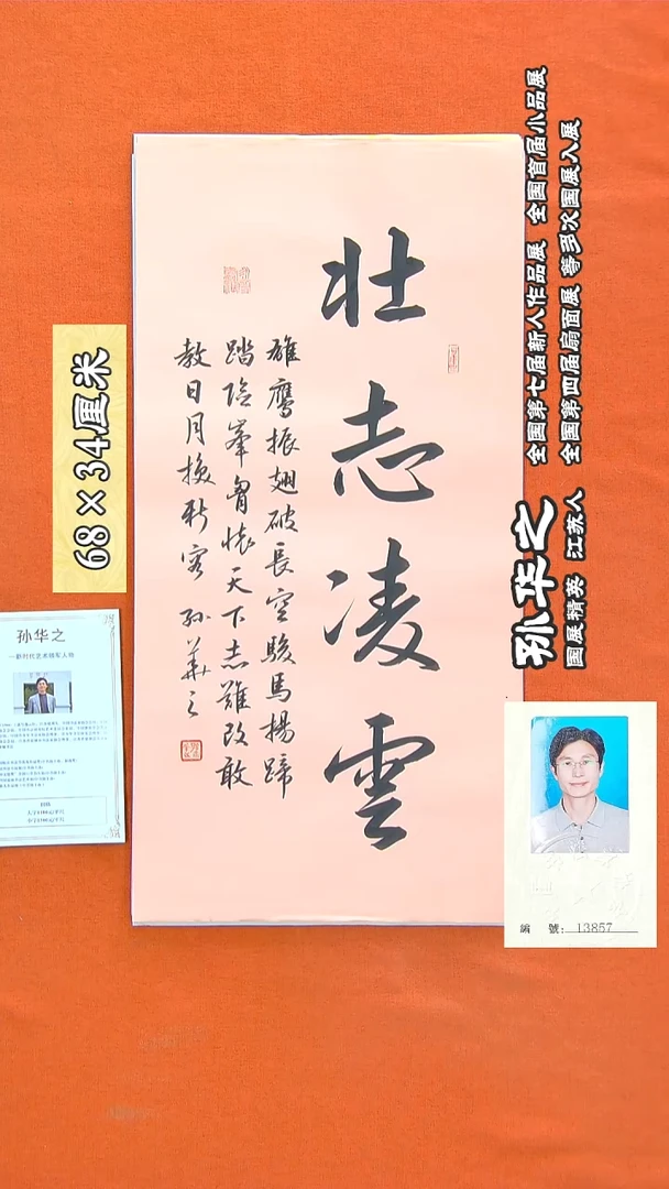 书法95a孙华之书法作品