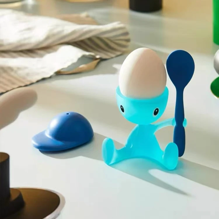 ALESSI/亚克力鸡蛋杯儿童高颜值厨房工具鸡蛋收纳盒家用摆件蛋托