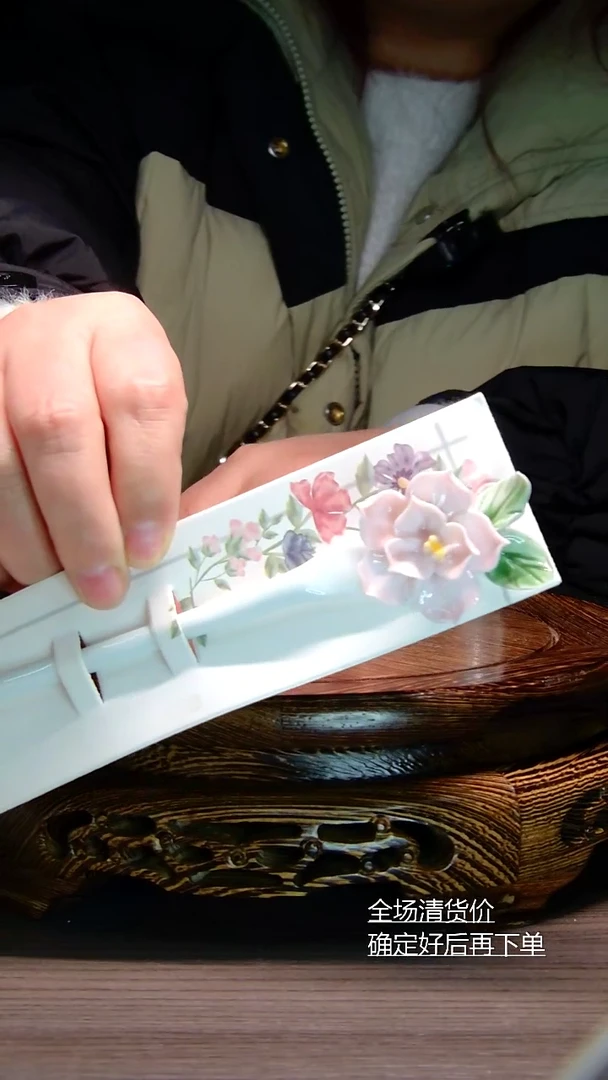 【闪购商品】摆件纯手工手绘杯子景德镇发簪