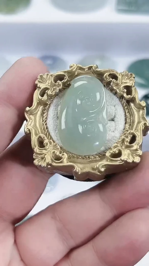 颈饰未镶嵌翡翠天然缅甸A货翡翠