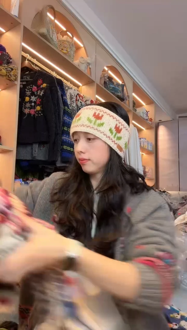 羊毛细羊毛郁金香发带