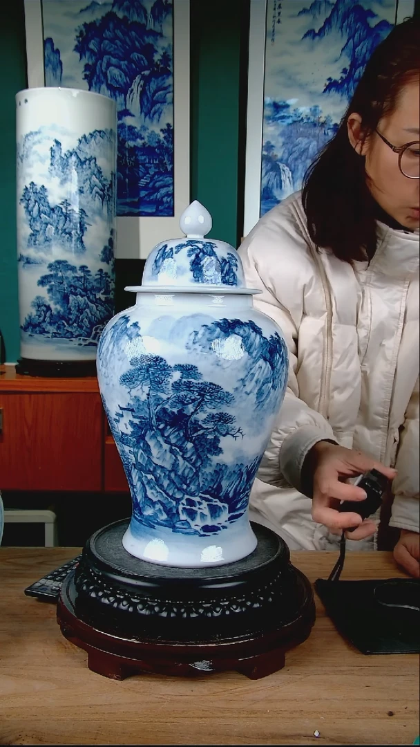 摆件陶景德镇手绘陶瓷88