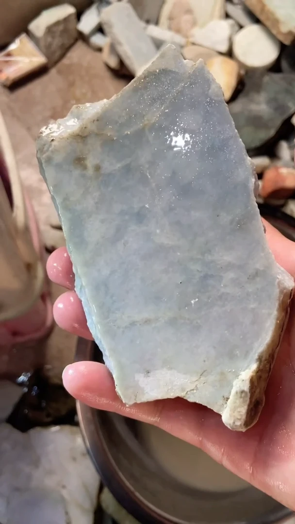 配石翡翠翡翠边角料未加工74