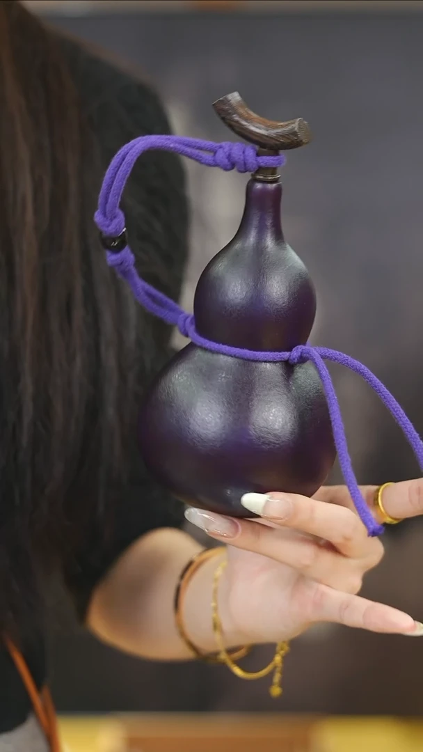 【闪购商品】XQ251大漆酒葫芦不包手串及旋转底座