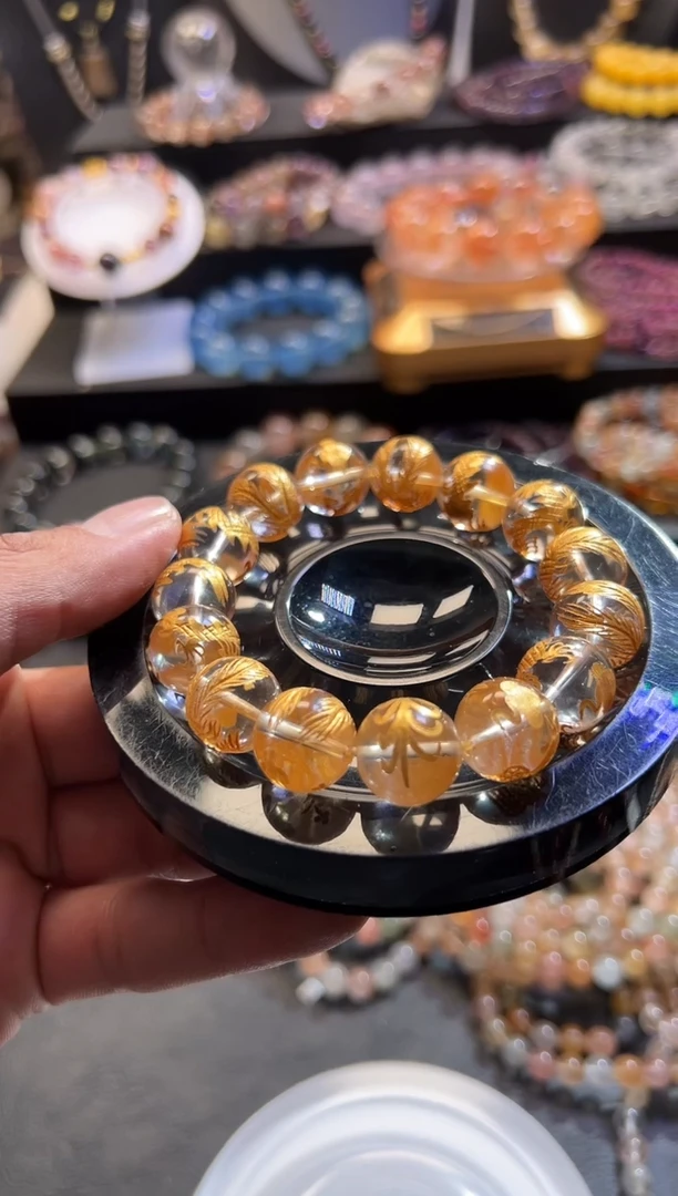 未镶嵌手链水晶哈***七73