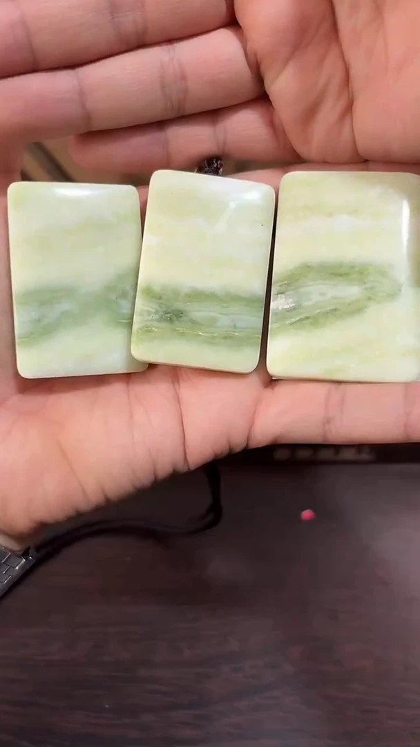 未镶嵌挂件蓝田玉（蛇纹石化大理石玉）蓝田 山水牌多样性选一