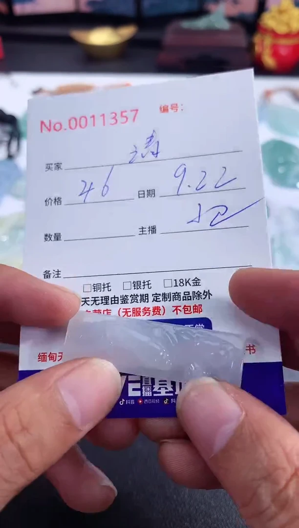 颈饰未镶嵌翡翠清**意清