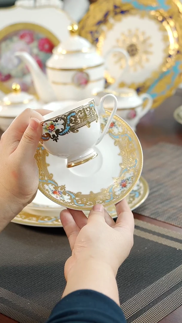 【闪购商品】瓷片200cc咖啡杯碟 福利价