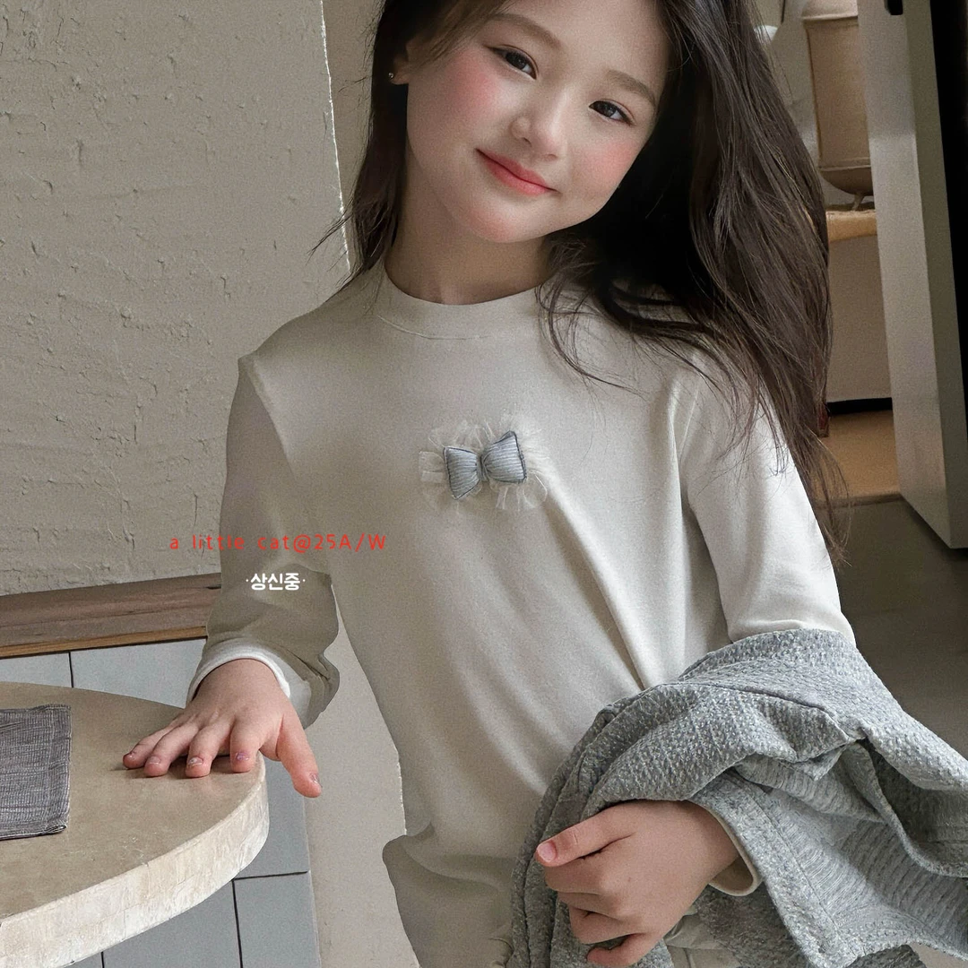 小猫家•25秋~打底衫1038米色5-4