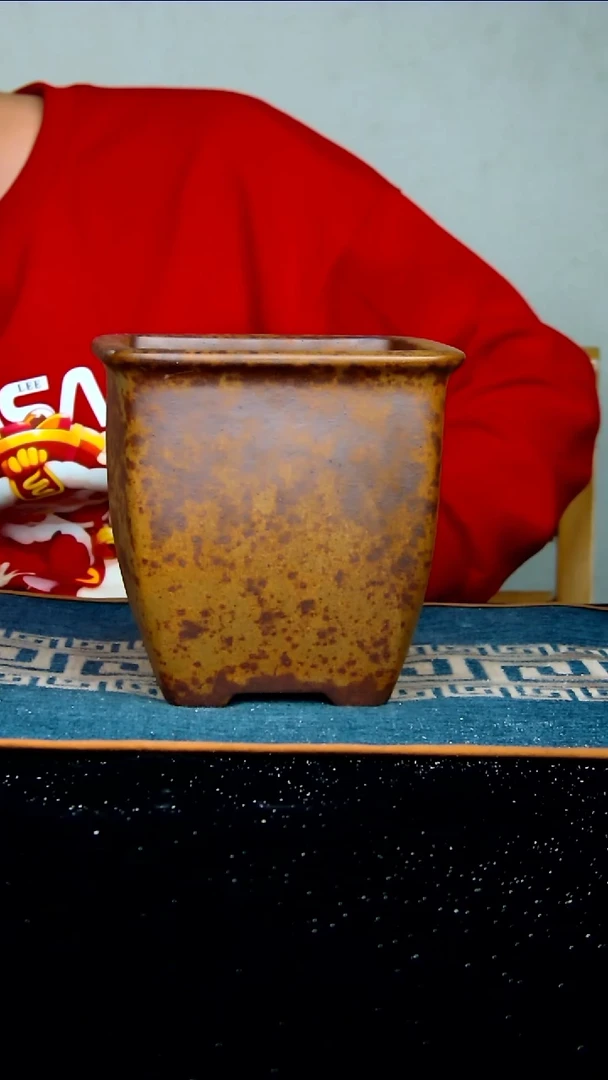 【闪购商品】紫砂花盆13*14内径紫砂花盆窑变