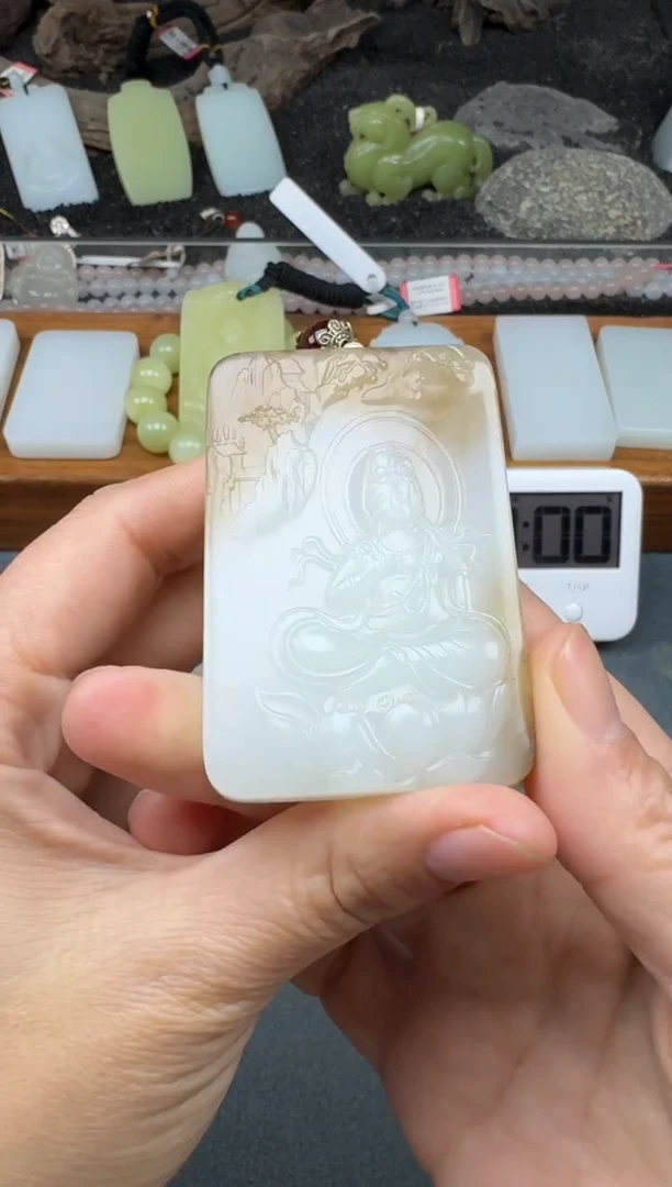 颈饰未镶嵌和田玉2