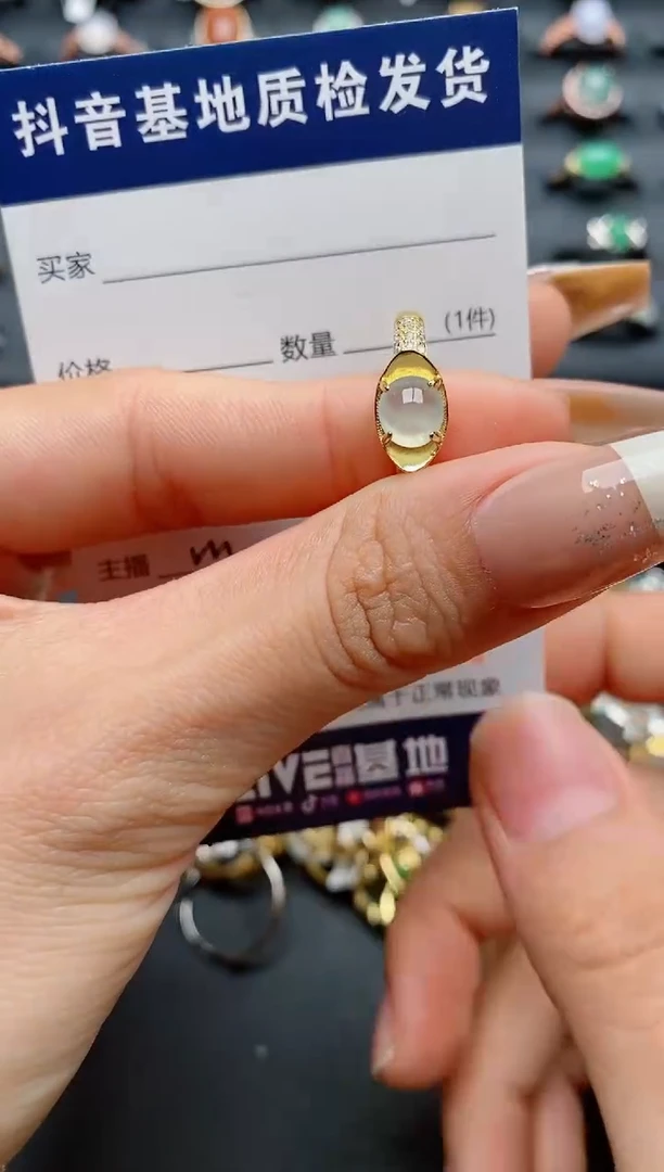 【闪购商品】翡翠戒指银S925镶嵌..............