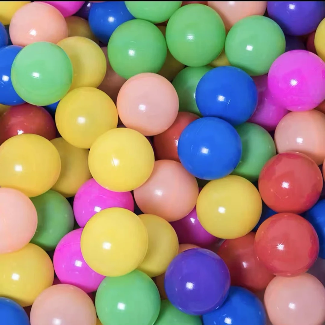 海洋球无味游乐园家用儿童玩具彩色球加厚水晶球