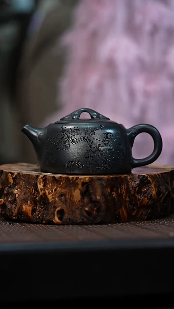 茶壶紫砂宜兴岁颐传砂原矿全手33