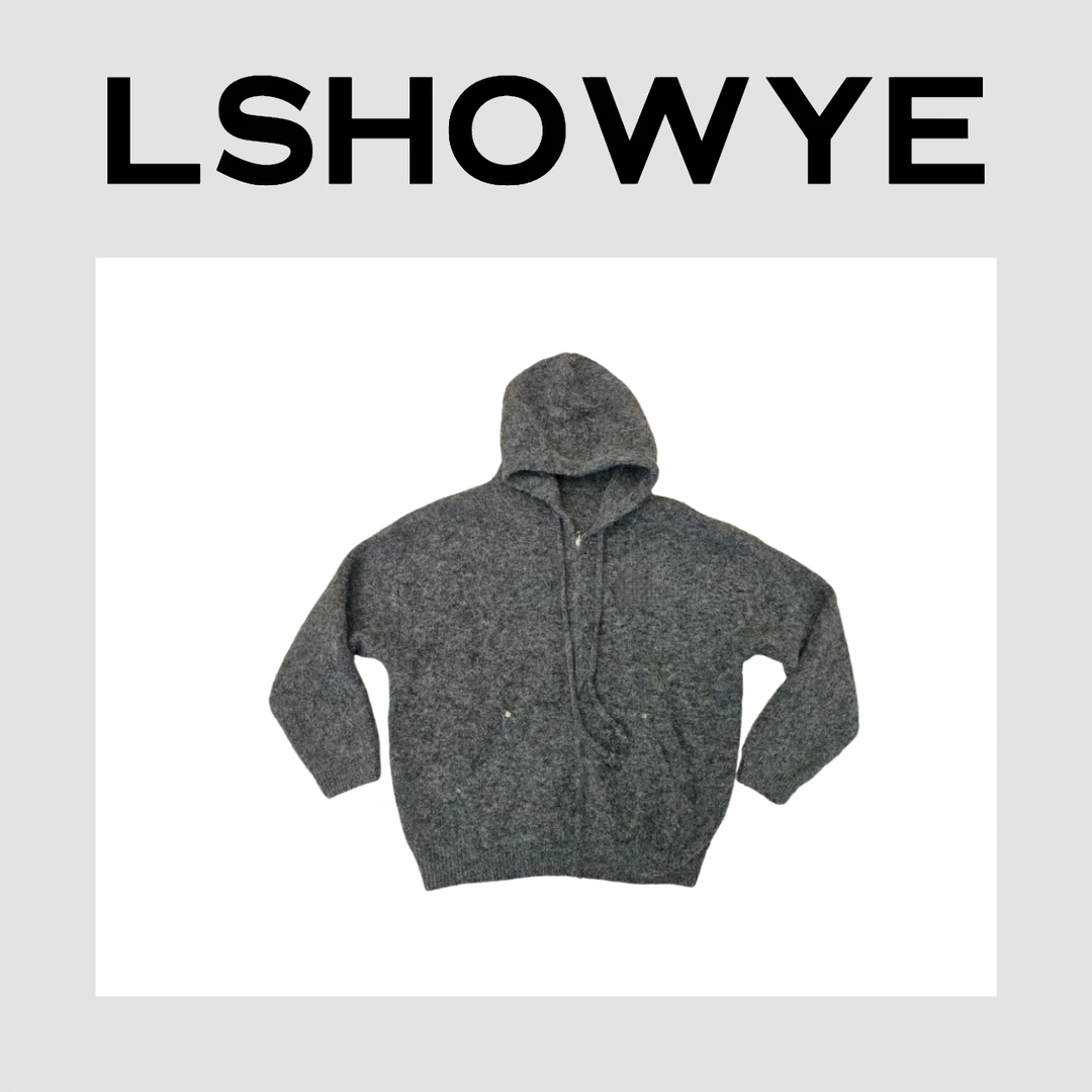 LSHOWYE｜帽子铁牌开衫 91259