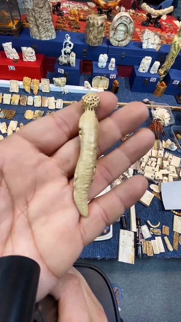 泥塑小把玩件摆件