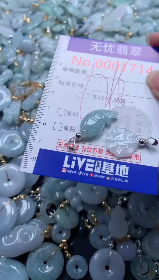 翡翠未镶嵌吊坠(不含链)1714
