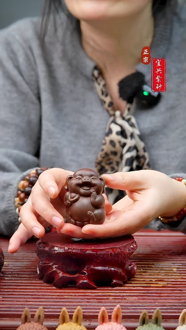 紫砂茶宠宜兴紫砂茶宠摆件