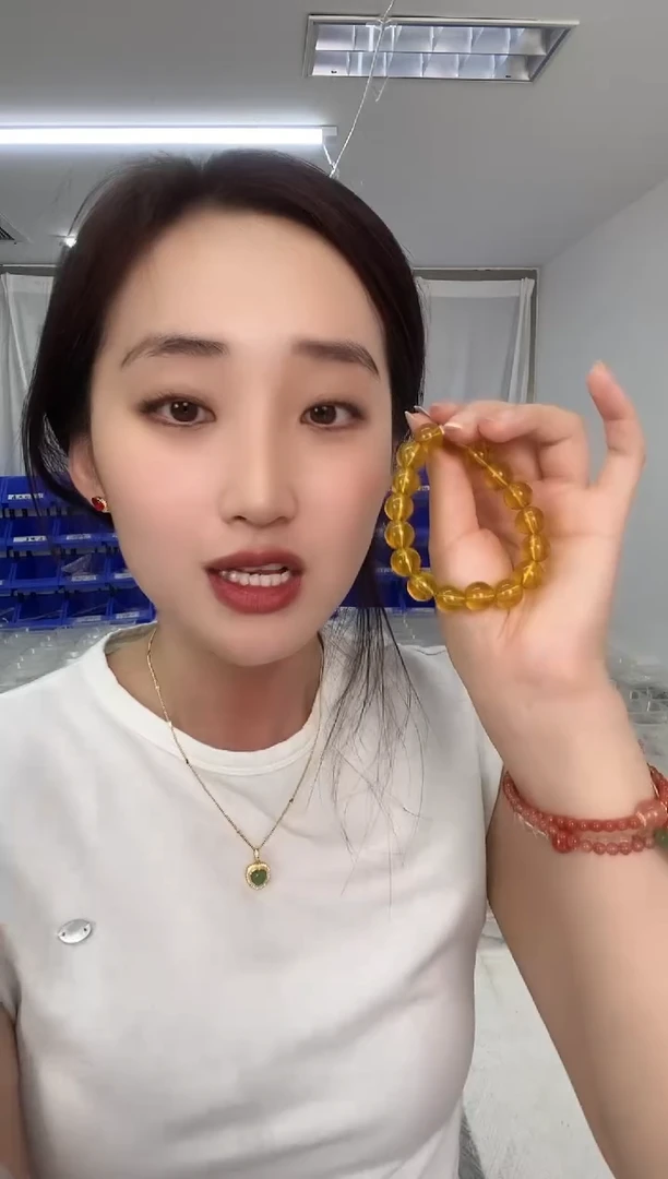 未镶嵌蓝珀手链拍二发一天然珠宝多样性发其一