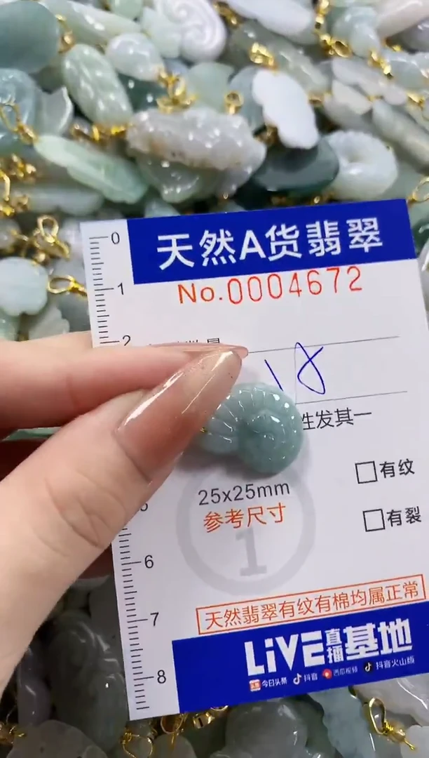 颈饰未镶嵌翡翠夜*天然A货翡翠