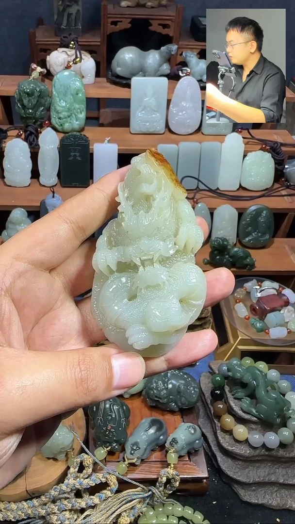 颈饰未镶嵌和田玉清*1