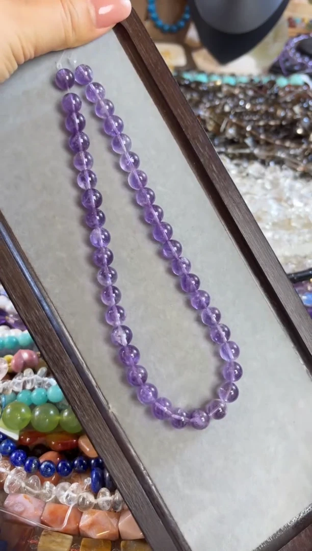 未镶嵌玛瑙/玉髓珠宝半成品9咪紫水