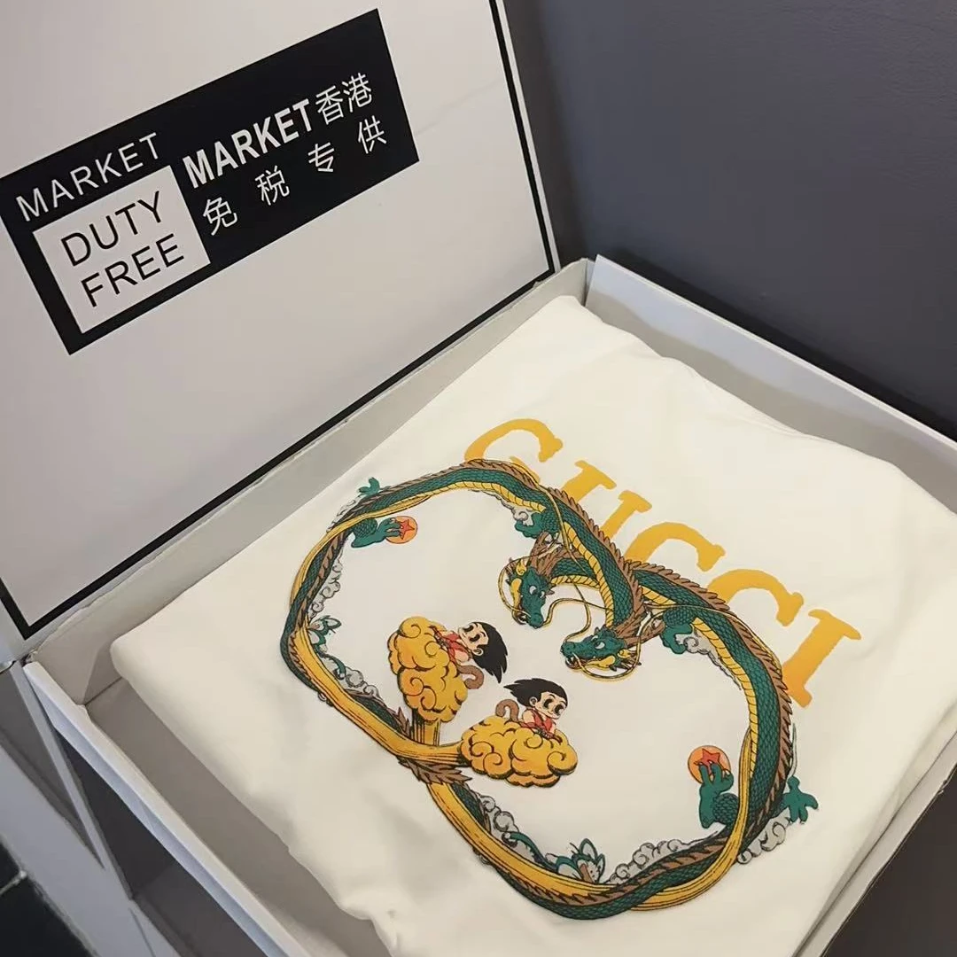 【龙珠】2025纯棉轻奢男女同款潮流T恤