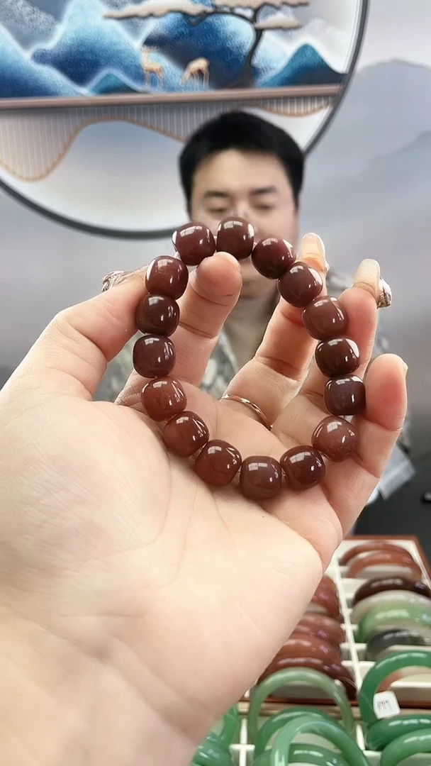 【闪购商品】密玉（石英质玉）车厘子老型珠未镶嵌第2