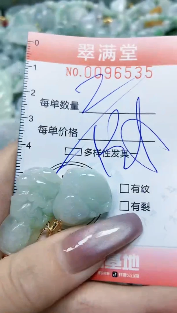 【闪购商品】翡翠颈饰未镶嵌闪购0096535多样性发其一