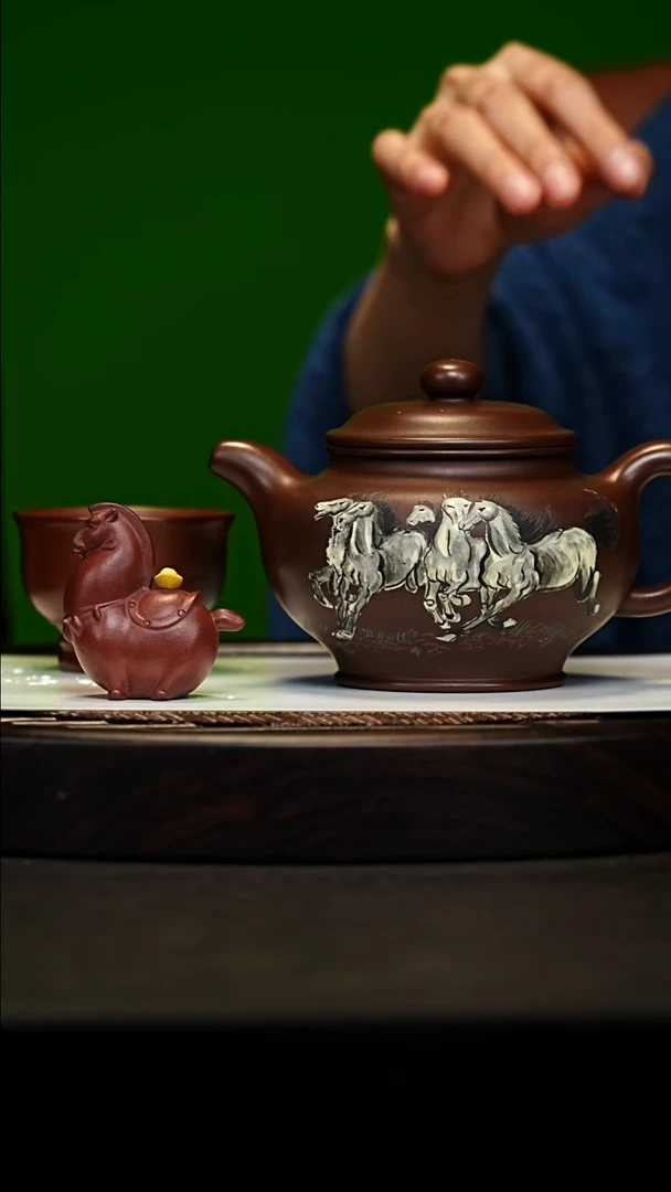 宜兴原矿高端紫砂 紫泥500cc