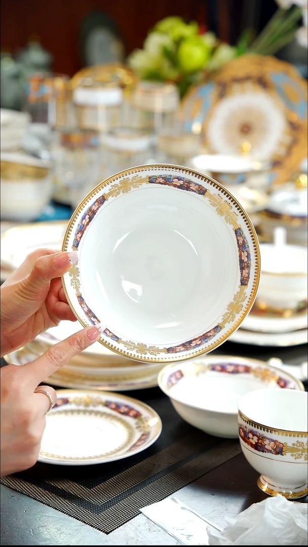 瓷片6英寸水果碗  2个