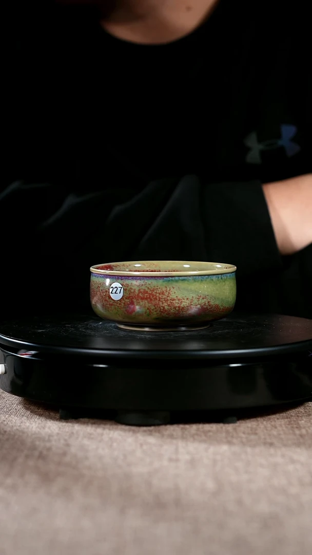 其他瓷227#李盼龙一级品原矿钧瓷卷口普洱杯