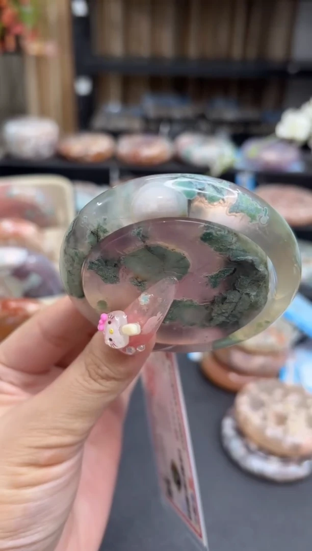 未镶嵌手镯石英质玉47(58圈赠送镯心)