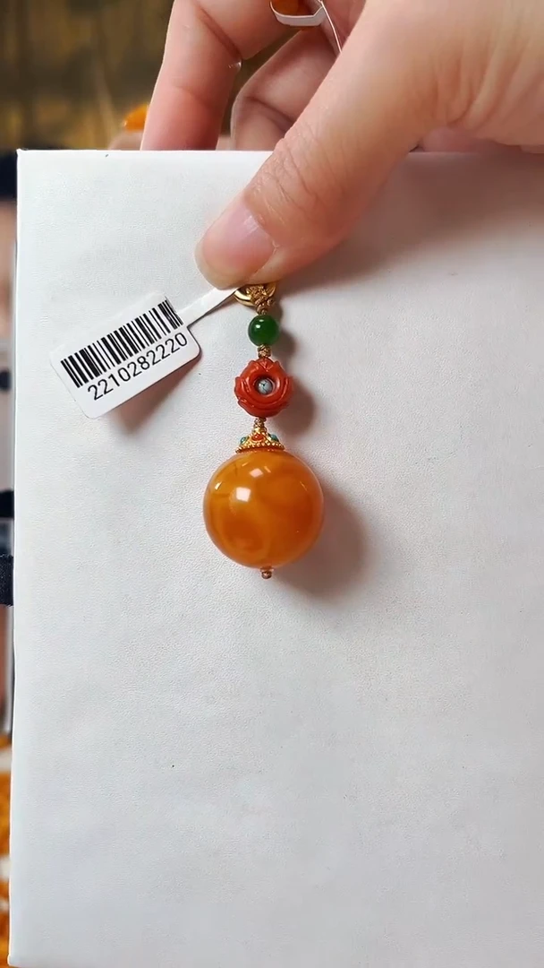 手串蜜蜡未镶嵌22mm蜜蜡，多样性只发其中一件