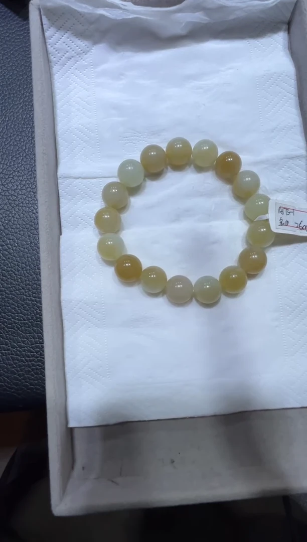 未镶嵌手串和田玉金山糖白手串（产地直发）