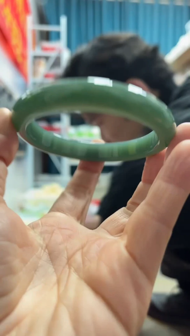 【闪购商品】和田玉颈饰未镶嵌A13且末蓝正圈62